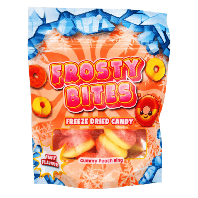 Frosty-Bites-Bonbons-Lyophilises-Gummy-Anneaux-Peche-50g.png