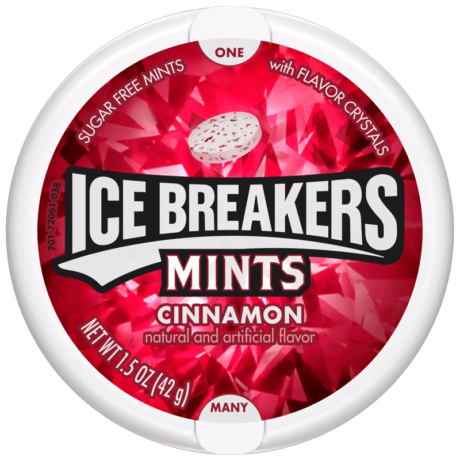 Ice Breakers Menthes À La Cannelle Sans Sucre 42g