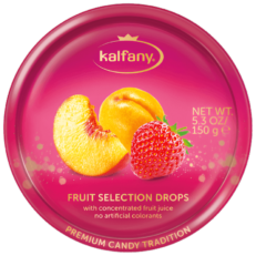 Kalfany bonbons sélection de fruits 150g
