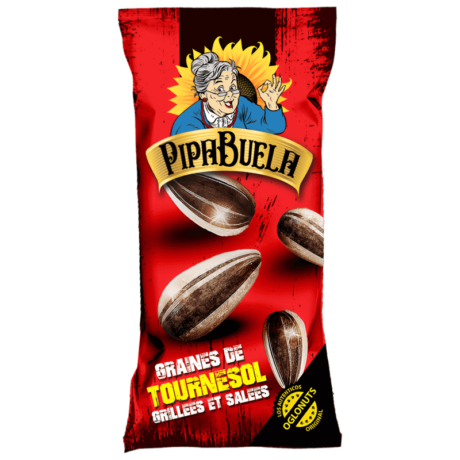 Pipabuela – Graines de Tournesol Grillées et Salées 70g