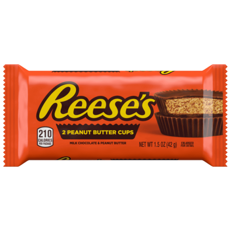 Reese’s 2 Peanut Butter Cups Chocolat Au Lait 42g