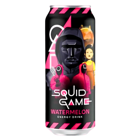 Squid Game – Boisson Énergisante Saveur Pastèque 330ml
