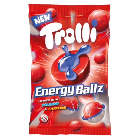 Trolli Energy Balls – Taurine et Caféine – 75g