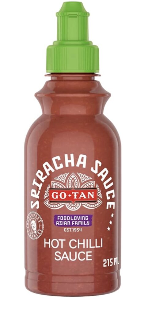 GO-TAN : Sauce piquante Sriracha : Sauce au chili et à l'ail