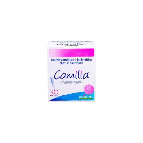Boiron Camilia Teething Relief, a homeopathic medicine for babies.