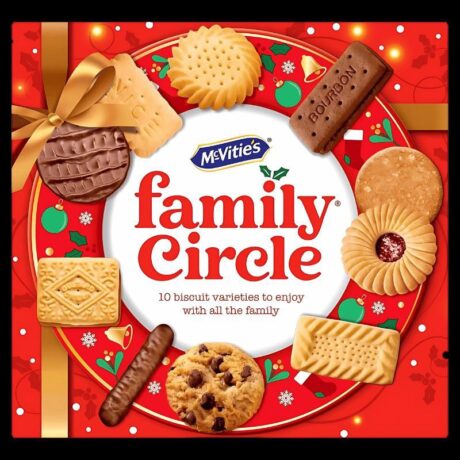 McVitie's Family Circle biscuit assortment.