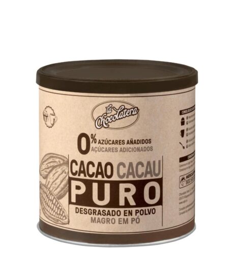 La Chocolatera Cacao Puro Desgrasado en Polvo 265g