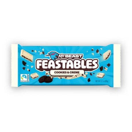 Feastables MrBeast Cookies & Creme Chocolate Bar